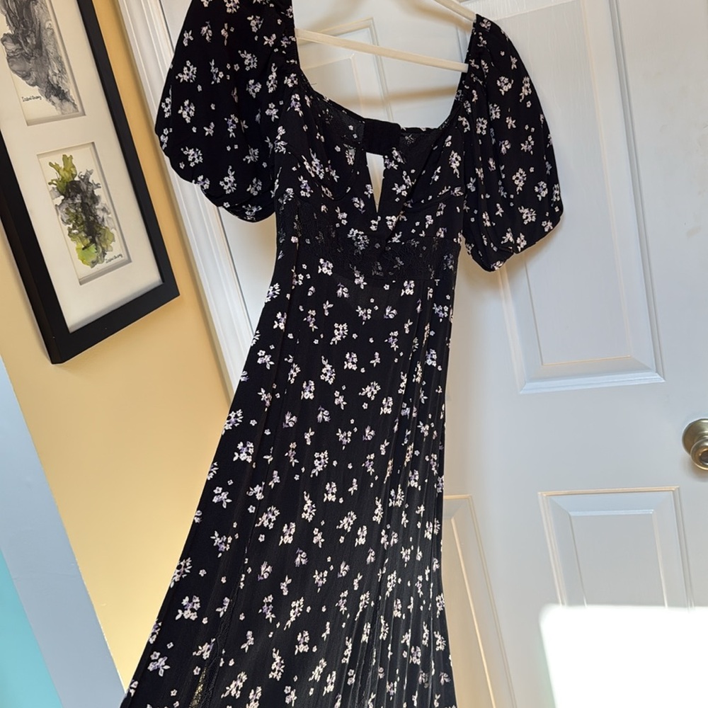 Forever 21 Black Floral Maxi Dress - Picture 14 of 14